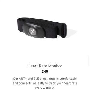 Peleton heart monitor